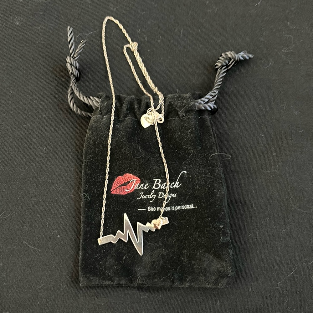 Jane Basch Heartbeat Necklace